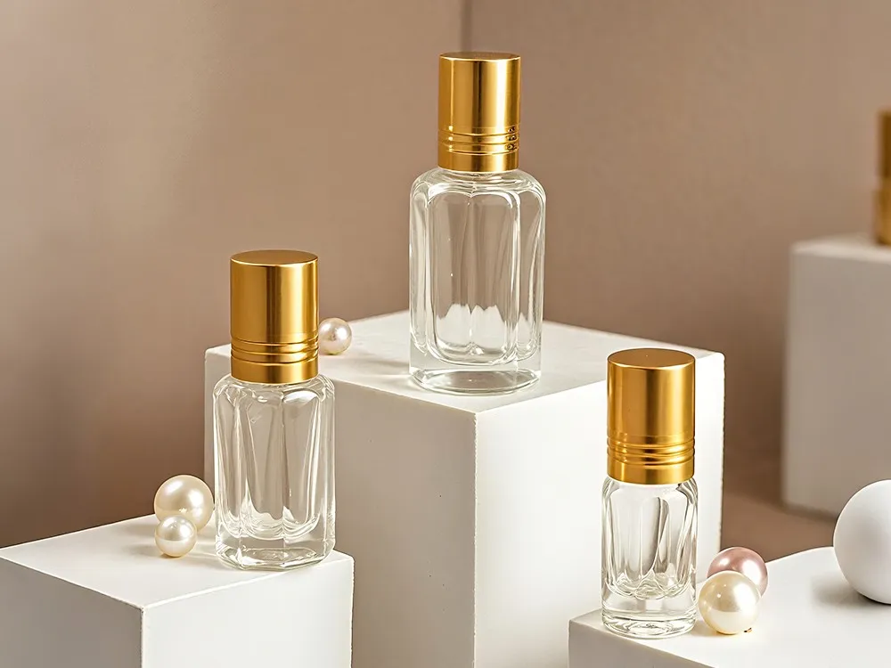 perfume oil bottles